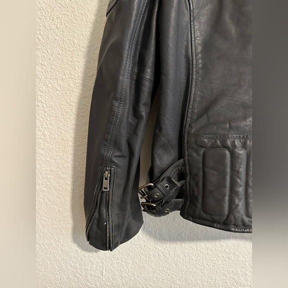 Leather Moto Jacket Wilson’s Vintage Line L - Picture 9 of 9